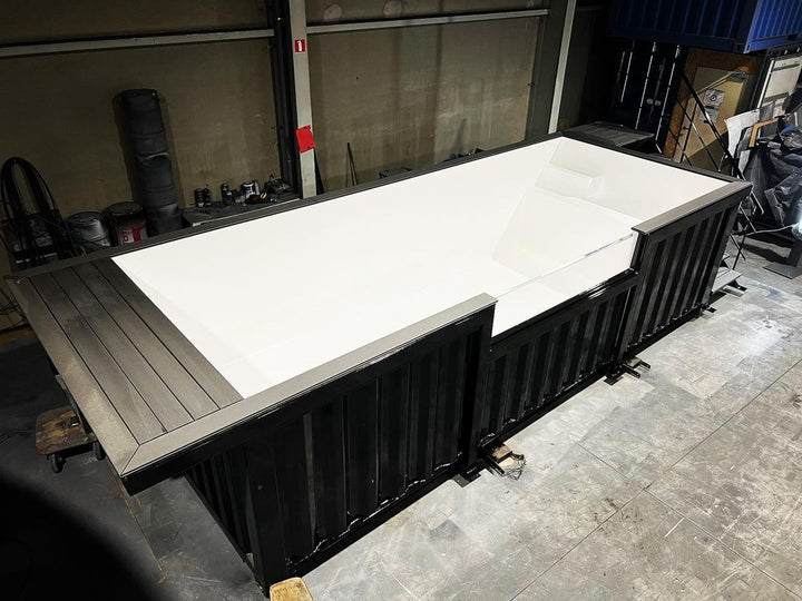 Piscina Contenedor Negro de 6m