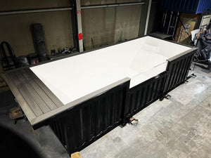 Piscina Contenedor Negro de 6m